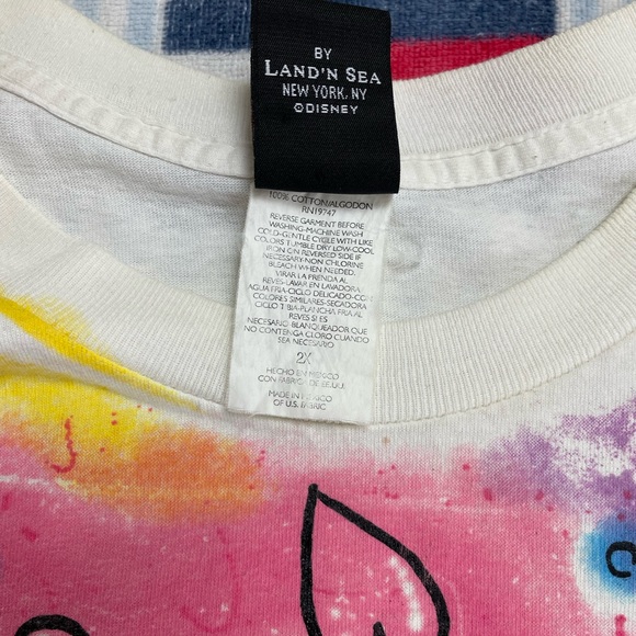 Vintage Disney Mickey & Minnie Mouse Hearts Love short sleeve tee shirt - Picture 6 of 16